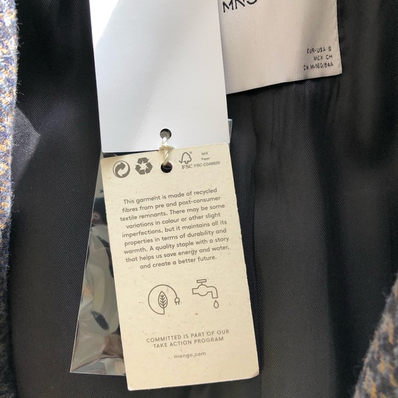 NWT Oversized Mango Coat - Picture 10 of 11